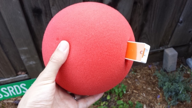 red ball and sensor